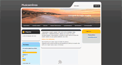 Desktop Screenshot of musicaenlinea.webnode.mx