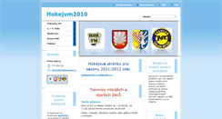 Desktop Screenshot of hokejvm2010.webnode.cz