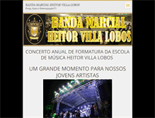 Tablet Screenshot of bandamarcialheitorvilla-lobos.webnode.com.br