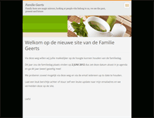 Tablet Screenshot of familiegeerts.webnode.nl