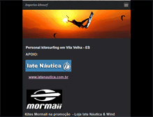 Tablet Screenshot of itaparica-kitesurf.webnode.com.br