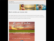 Tablet Screenshot of luzdivina.webnode.com.br