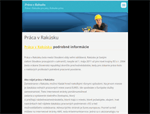 Tablet Screenshot of pracavrakusku.webnode.sk