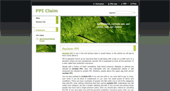 Desktop Screenshot of ppiclaims.webnode.com