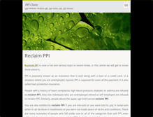 Tablet Screenshot of ppiclaims.webnode.com