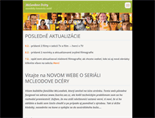 Tablet Screenshot of mcleodovedcery.webnode.sk