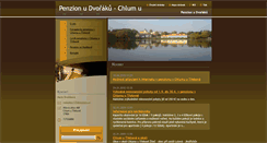 Desktop Screenshot of penzionchlum.webnode.cz