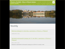 Tablet Screenshot of penzionchlum.webnode.cz