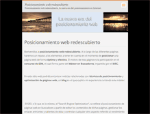 Tablet Screenshot of posicionamientowebredescubierto9.webnode.es