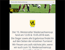 Tablet Screenshot of niedersachsencup.webnode.com