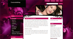 Desktop Screenshot of coconutoilshop.webnode.com