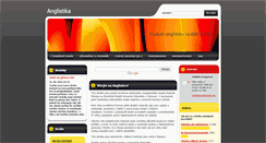 Desktop Screenshot of anglistika.webnode.cz