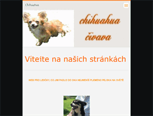 Tablet Screenshot of chihuahua.webnode.cz