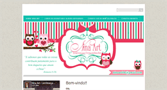 Desktop Screenshot of ninaart-lembrancaspersonalizadas.webnode.com.br
