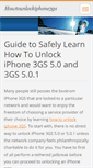 Mobile Screenshot of howtounlockiphone3gs.webnode.com
