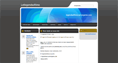 Desktop Screenshot of lotlegendsoftime.webnode.com.br