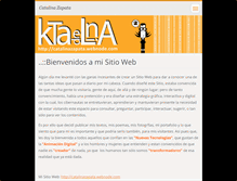 Tablet Screenshot of catalinazapata.webnode.com