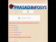 Tablet Screenshot of prasadinfosys.webnode.com