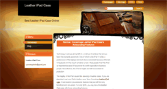 Desktop Screenshot of leatheripadcaseonline.webnode.com
