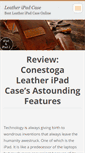 Mobile Screenshot of leatheripadcaseonline.webnode.com