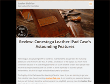 Tablet Screenshot of leatheripadcaseonline.webnode.com