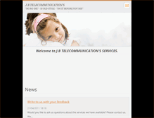 Tablet Screenshot of jbtel.webnode.com