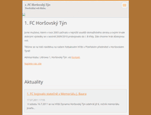 Tablet Screenshot of 1fc-htyn.webnode.cz