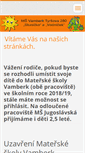 Mobile Screenshot of msvamberk.webnode.cz
