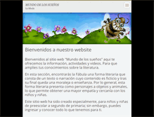 Tablet Screenshot of mundodesuenos.webnode.com