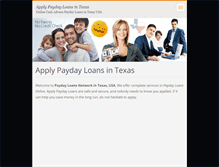 Tablet Screenshot of paydayloanstexas.webnode.com