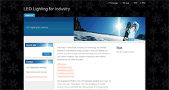 Desktop Screenshot of ledlightingforindustry.webnode.com
