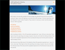 Tablet Screenshot of ledlightingforindustry.webnode.com