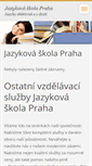 Mobile Screenshot of jazykovka-praha.webnode.cz