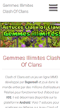 Mobile Screenshot of gemmes-illimites-clash-of-clans.webnode.com