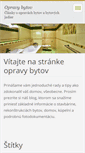 Mobile Screenshot of opravybytov.webnode.sk