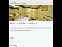 Tablet Screenshot of opravybytov.webnode.sk