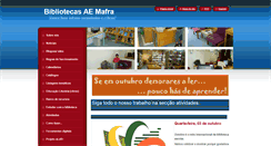 Desktop Screenshot of bibliotecas-ae-mafra.webnode.pt