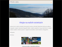 Tablet Screenshot of prirodaavylety.webnode.cz