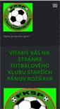 Mobile Screenshot of fotbalrv.webnode.sk
