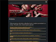 Tablet Screenshot of desigualquartet.webnode.cz