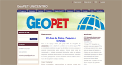 Desktop Screenshot of petgeounicentro.webnode.com.br