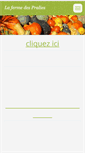 Mobile Screenshot of lafermedespralies.webnode.fr