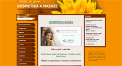 Desktop Screenshot of kosmetikaradka.webnode.cz