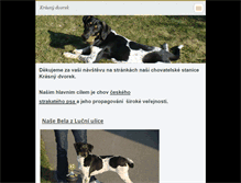 Tablet Screenshot of krasnydvorek.webnode.cz