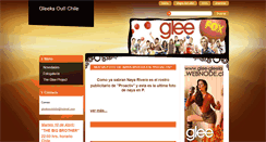 Desktop Screenshot of glee-gleeks.webnode.cl