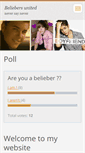Mobile Screenshot of beliebersunited.webnode.com