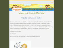 Tablet Screenshot of msabraham.webnode.sk