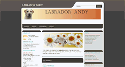 Desktop Screenshot of andy-labrador.webnode.cz