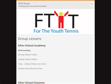 Tablet Screenshot of ftyttennis.webnode.com