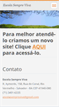 Mobile Screenshot of escolasempreviva.webnode.com.br